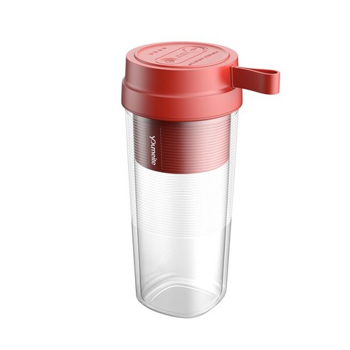 [XIG] 500ml USB 휴대용 Juicer 믹서 전기 미니 블렌더 과일 야채 빠른 juicing 주방 음식 프로세서 피트니스 여행, 빨간