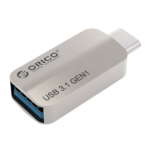 오리코 CTA2 타입 USB3.0 OTG젠더, 실버, 1개