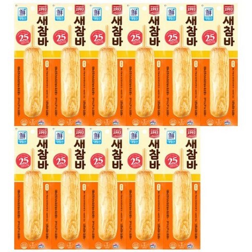 사조 대림 튀긴 새참바 70g x 13개 / 핫바 어묵바