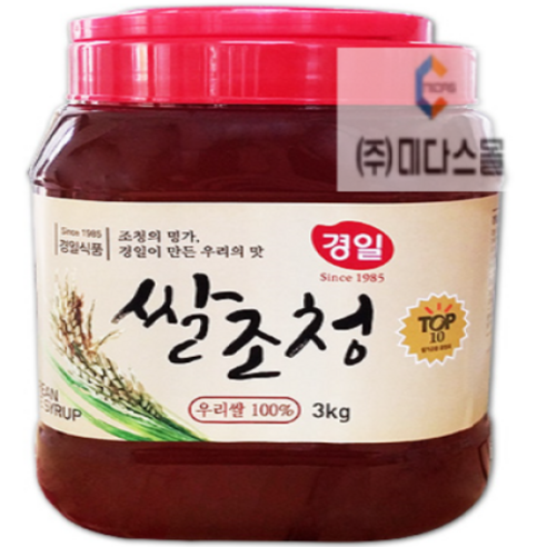 원하프우리쌀조청엿3kg/경일, 3kg, 1개