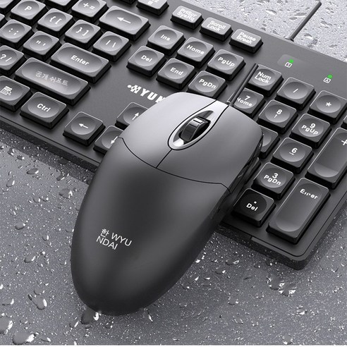HY-M101 유선 사무실 비즈니스 게임 USB 마우스 컴퓨터 노트북 가중 홈 마우스, default