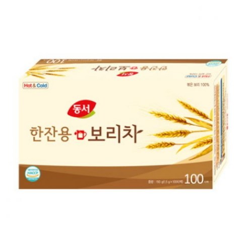 동서 한잔용 보리차 100T x 2개 총 200T, 1.5g, 100개입