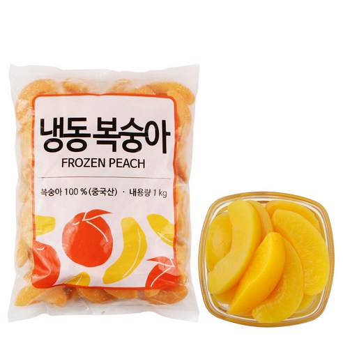 [딜라잇가든]냉동 복숭아 리뷰후기