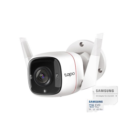 티피링크 보안 무선 Wi-Fi CCTV 실외용, Tapo C310 + 삼성 정품 메모리카드 64GB, 1개