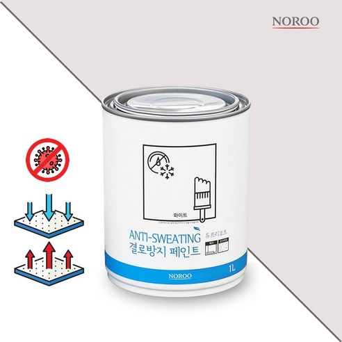 노루페인트 결로방지 페인트 1L, 스모키로제 SP2100, 1개