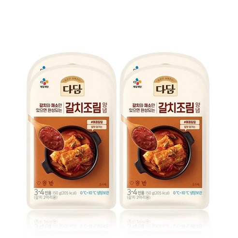 올따옴 CJ 냉장 다담 갈치조림양념, 24개, 150g