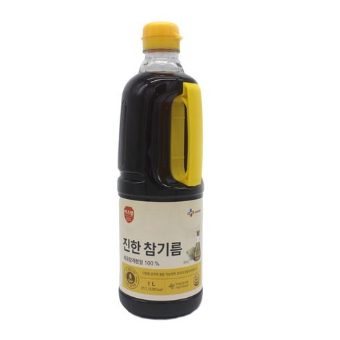 CJ 이츠웰 진한 참기름 1L, 3개