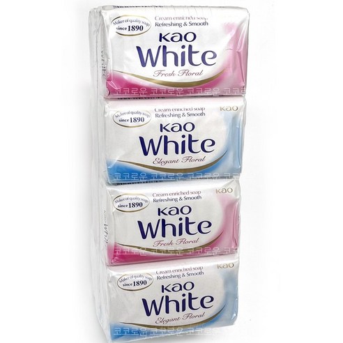 카오 화이트 비누: 향기로운 깨끗함으로 시작하는 촉촉한 하루