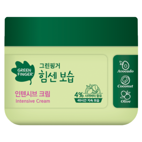 그린핑거 힘센보습 인텐시브 크림 500g, 300g, 2개