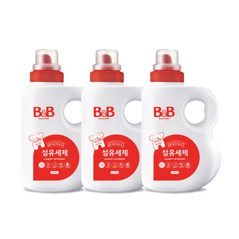 비앤비 유아세제 용기 1500mlX2개 아기세탁세제 유아세탁세제, 1500ml, 2개 bnb Best Top5