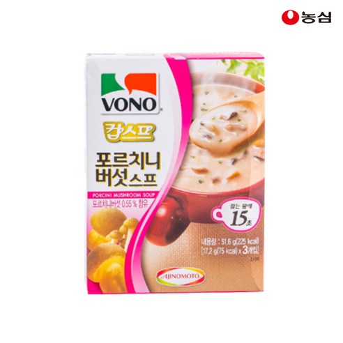 보노 포르치니 버섯 스프, 54g, 4개