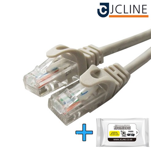 대원티엠티 CAT.5E UTP 랜선 케이블 LAN CABLE 이더넷 인터넷 공유기 선, 3M, 1개