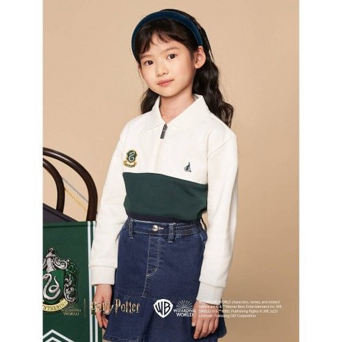 빈폴키즈 [BEANPOLE KIDS] [해리포터] 아이보리 칼라 스웻 셔츠 (BI3741U080) 
커플룩/패밀리룩