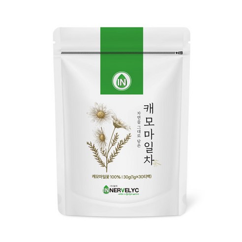 이너블릭 캐모마일차 티백 PLA 친환경 필터, 1.5g, 30개입, 1개