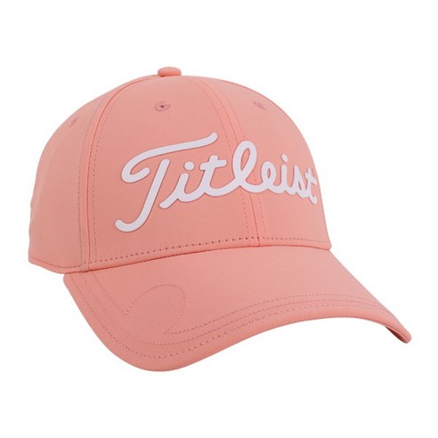 [타이틀리스트] [TITLEIST] 여성 퍼포먼스 볼마커 골프모자, 색상:볼마커 골프모자_피치_여성용