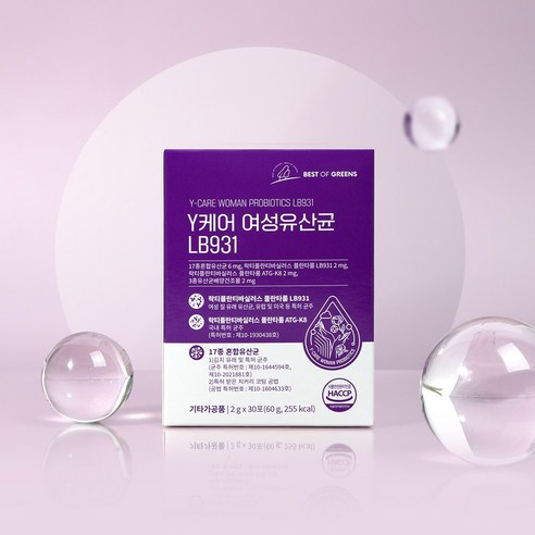 여성의 질 건강 개선을 위한 과학적으로 입증된 유산균