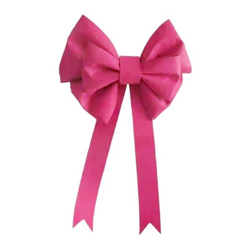 Bowknot 장식 소품 액세서리 장식품 배경 벽 결혼식 휴가를위한 큰 활, 옥스포드 원단, 분홍