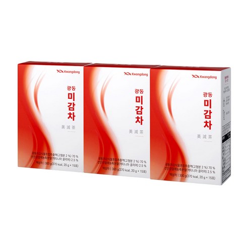 광동 미감차, 300g, 3개