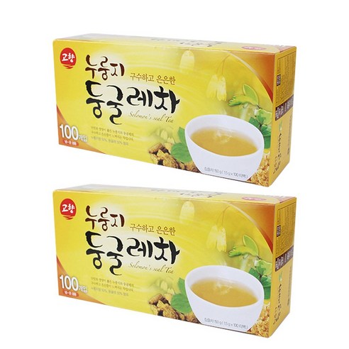 고향 누룽지둥굴레차 100Tx2개, 1.5g, 100개입, 2개