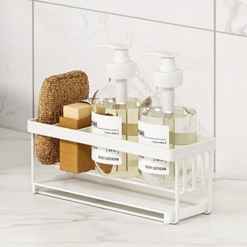 주방에 감성을 더하다: 긱보드 감성 싱크대 물빠짐 수세미 거치대