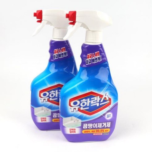 유한락스 곰팡이제거제 스프레이 600ml 2개, [정품_상품선택^]