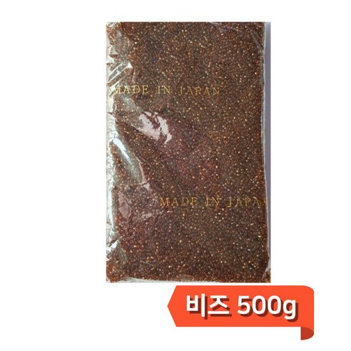 시드비즈 일본 대용량 500g 1봉 비즈공예 비즈팔찌 의류부자재, 투명, 1개