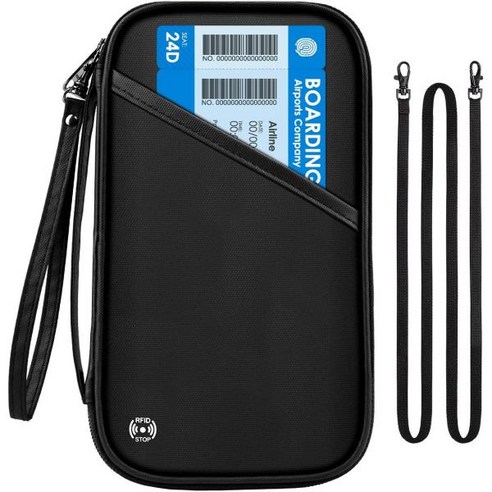 가족용 RFID 여행용 여권 홀더 – 가족용 대형 여행용 여권 지갑 홀더 여성 경량 휴대용 여행 문서 정리함 여권 카드 커버 지퍼 포켓 블랙 보홀여행 Best Top5 가족용 RFID 여행용 여권 홀더 – 가족용 대형 여행용 여권 지갑 홀더 여성 경량 휴대용 여행 문서 정리함 여권 카드 커버 지퍼 포켓 블랙 보홀여행 Best Top5