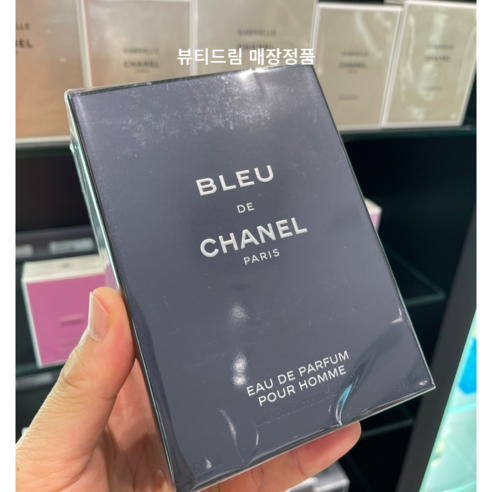 샤넬 블루 드 오 드 퍼퓸, 100ml, 1개