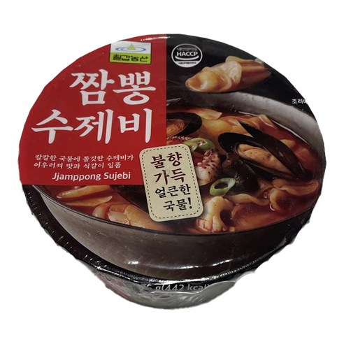 칠갑농산 짬뽕 수제비, 176g, 5개