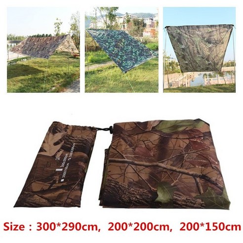 스크린타프 캠핑 그늘막 원터치 헥사타프 스크린 camouflage outdoor sports awning tarp for 하이킹 낚시 접이식 방수 내구성 휴대용 보호소 양산, b, 200x150cm