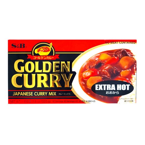 에스앤비 골든카레 아주매운맛, 220g, 1개