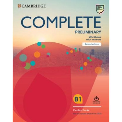 (영문도서) Complete Preliminary Workbook with Answers with Audio Download: For the Revised Exam from 2020 Paperback, Cambridge University Press, English, 9781108525794