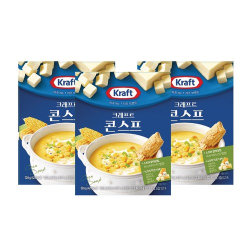 크래프트 크림치즈 콘스프 5개, 326g