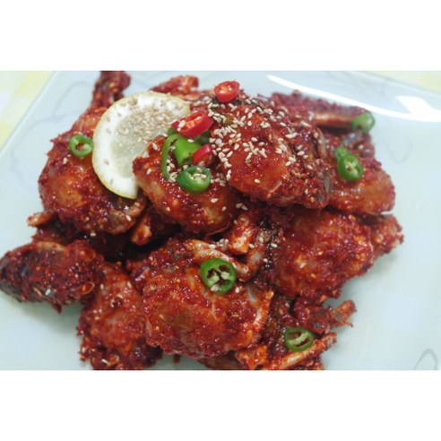 100% 국내산 신진도 꽃게 무침 (암꽃게+숫꽃게), 1개, 1.5kg, 양념게장