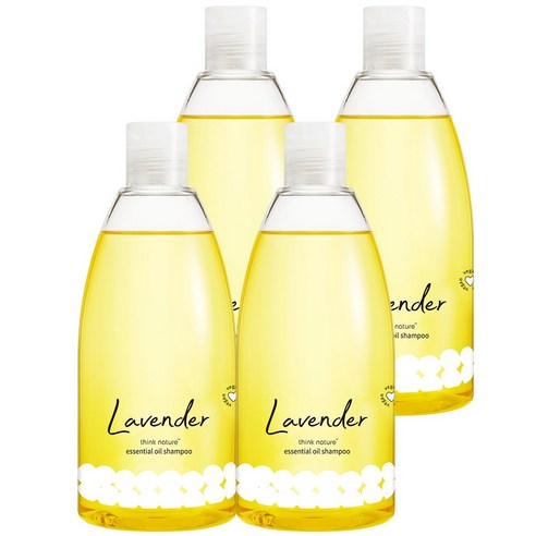씽크네이처 에센셜 오일 샴푸 라벤더, 500ml, 4개