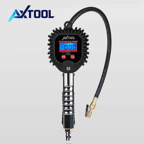 AXTOOL 디지털 공기압 주입기 LCD 압력게이지, 1개 디지털압력게이지