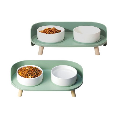 제이엠코코 강아지밥그릇 강아지 고양이 2구 식기