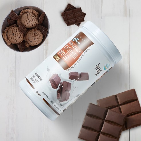달콤한 초콜릿 맛으로 즐겁게, 뉴핏 투에니포 뉴트리 다이어트 쉐이크 초코맛으로 건강하게!