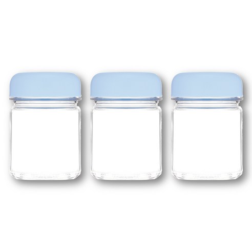 그로우민 국산 미니 트라이탄 무지 물병 마이보틀 3P, 블루, 3개, 180ml