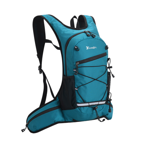 리치모리 가벼운 등산 낚시 사이클 가방 배낭, 블랙