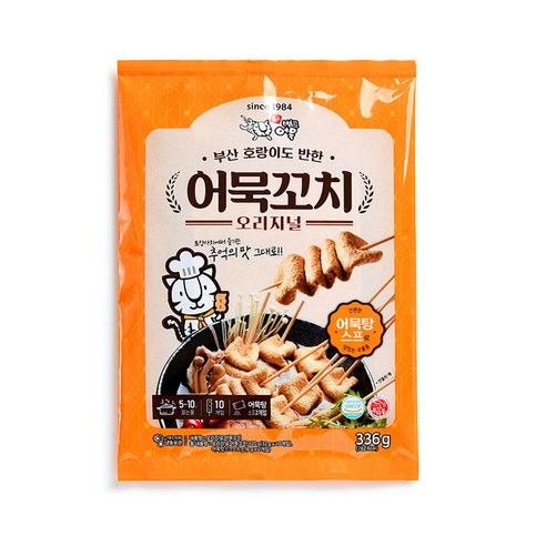 국내산 갈치살 70% 골라먹는 어묵꼬치 오리지널맛, 10개, 336g