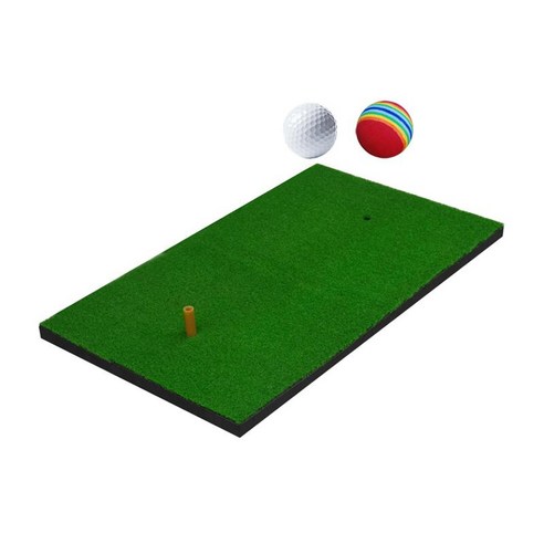 뒤뜰 골프 타격 매트 주거 연습 골프 잔디 매트 1CM 거품 패드, 고무 + 나일론, C 40X70cm