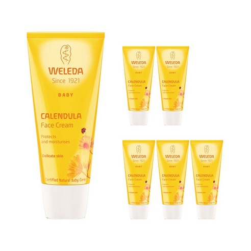 벨레다 키즈 페이스 크림 카렌듈라, 6개, 50ml