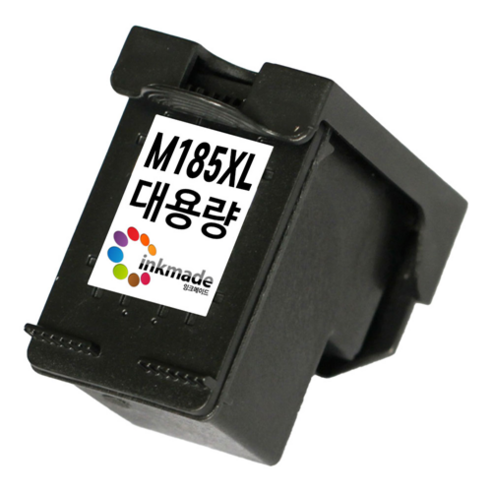 삼성 INK-M185 대용량 재생 잉크 SL-J1680 SL-J1683 SL-J1685 SL-J1780W SL-J1780DW SL-J1785W, 검정, 1개