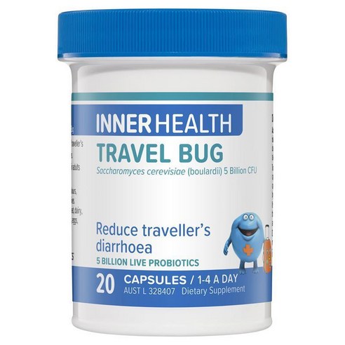 호주 이너헬스 Inner Health Travel Bug 트래블버그, 1개, 20정