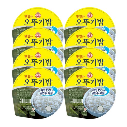 오뚜기 맛있는 오뚜기밥, 210g, 36개