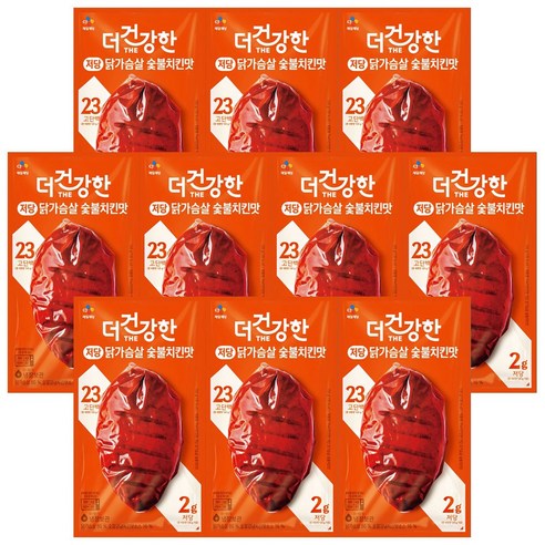 CJ 더건강한 저당 닭가슴살 숯불치킨맛