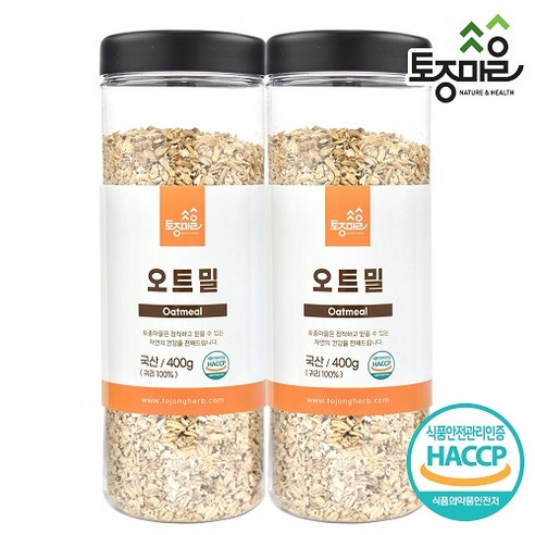 [토종마을] HACCP인증 국산 오트밀 400g, 1개