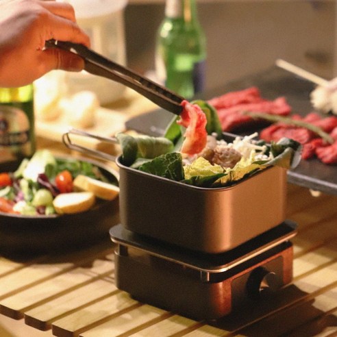 캠핑과 집을 위한 완벽한 구운 음식 경험: 비비앤제이 고기굽는기계