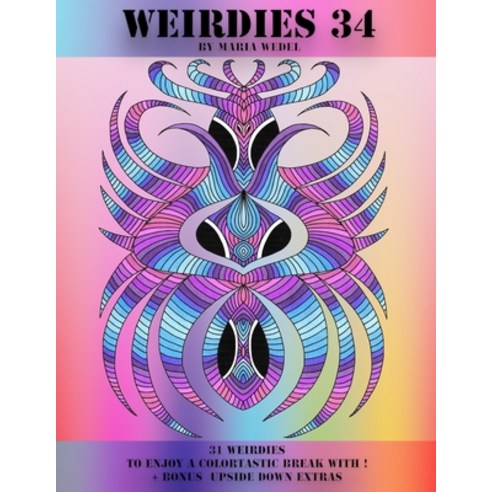 Weirdies 34: Color A Weirdie A Day Paperback, Global Doodle Gems